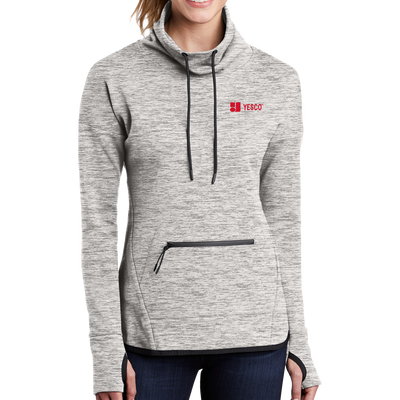 Sport-Tek Ladies Triumph Cowl Neck Pullover