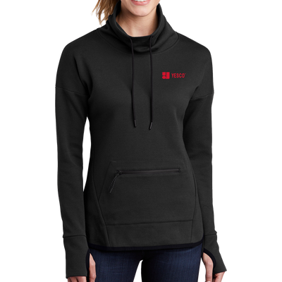 Sport-Tek Ladies Triumph Cowl Neck Pullover