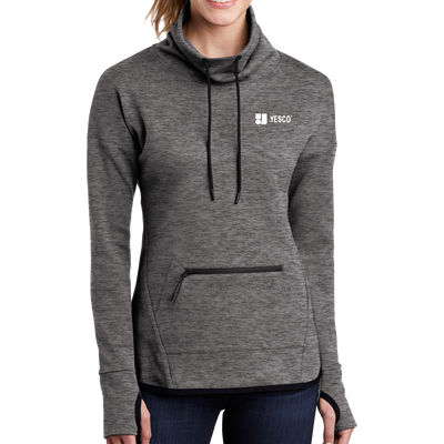 Sport-Tek Ladies Triumph Cowl Neck Pullover