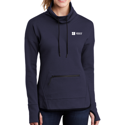 Sport-Tek Ladies Triumph Cowl Neck Pullover