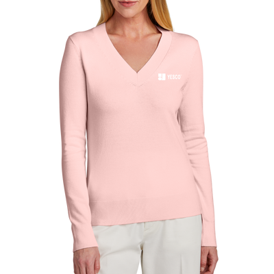 Brooks Brothers® Women’s Cotton Stretch V-Neck Sweater