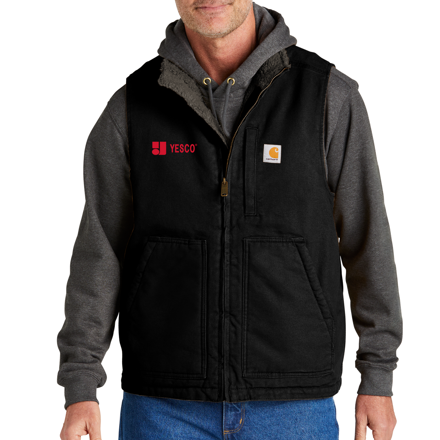 Carhartt® Sherpa-Lined Mock Neck Vest