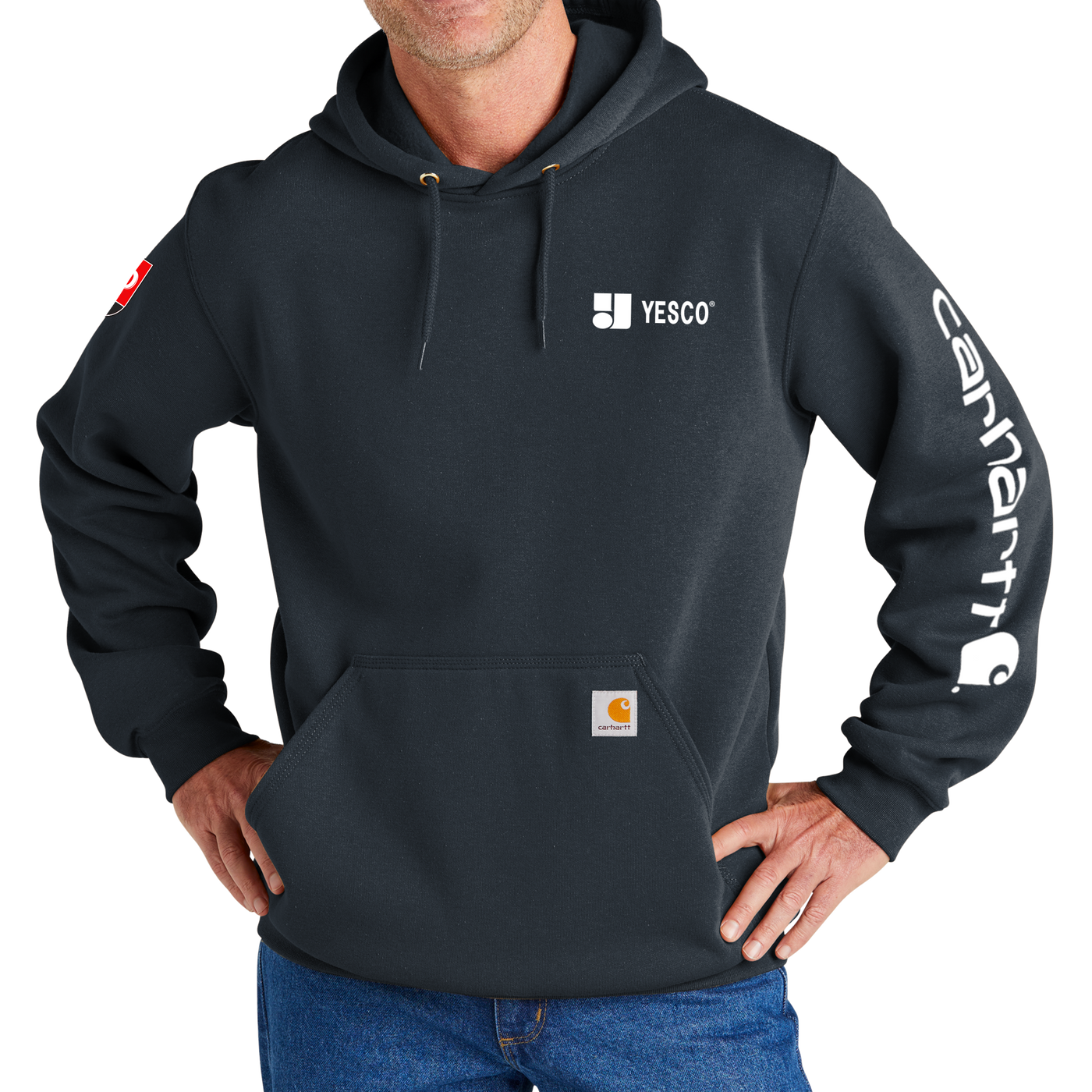 100 Years - Carhartt® Midweight Hooded Logo Sweatshirt - YESCO Clearance