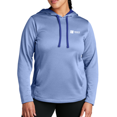 Sport-Tek ® Ladies PosiCharge ® Sport-Wick ® Heather Fleece Hooded Pullover