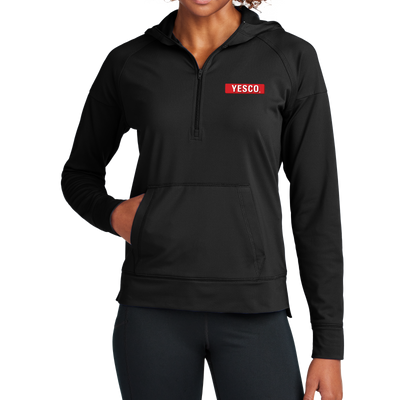 OUTDOOR - Sport-Tek® Women's Sport-Wick® Stretch 1/2-Zip Hoodie