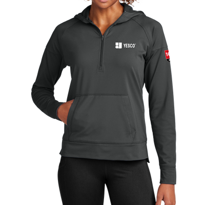 100 YEARS - Sport-Tek® Women's Sport-Wick® Stretch 1/2-Zip Hoodie