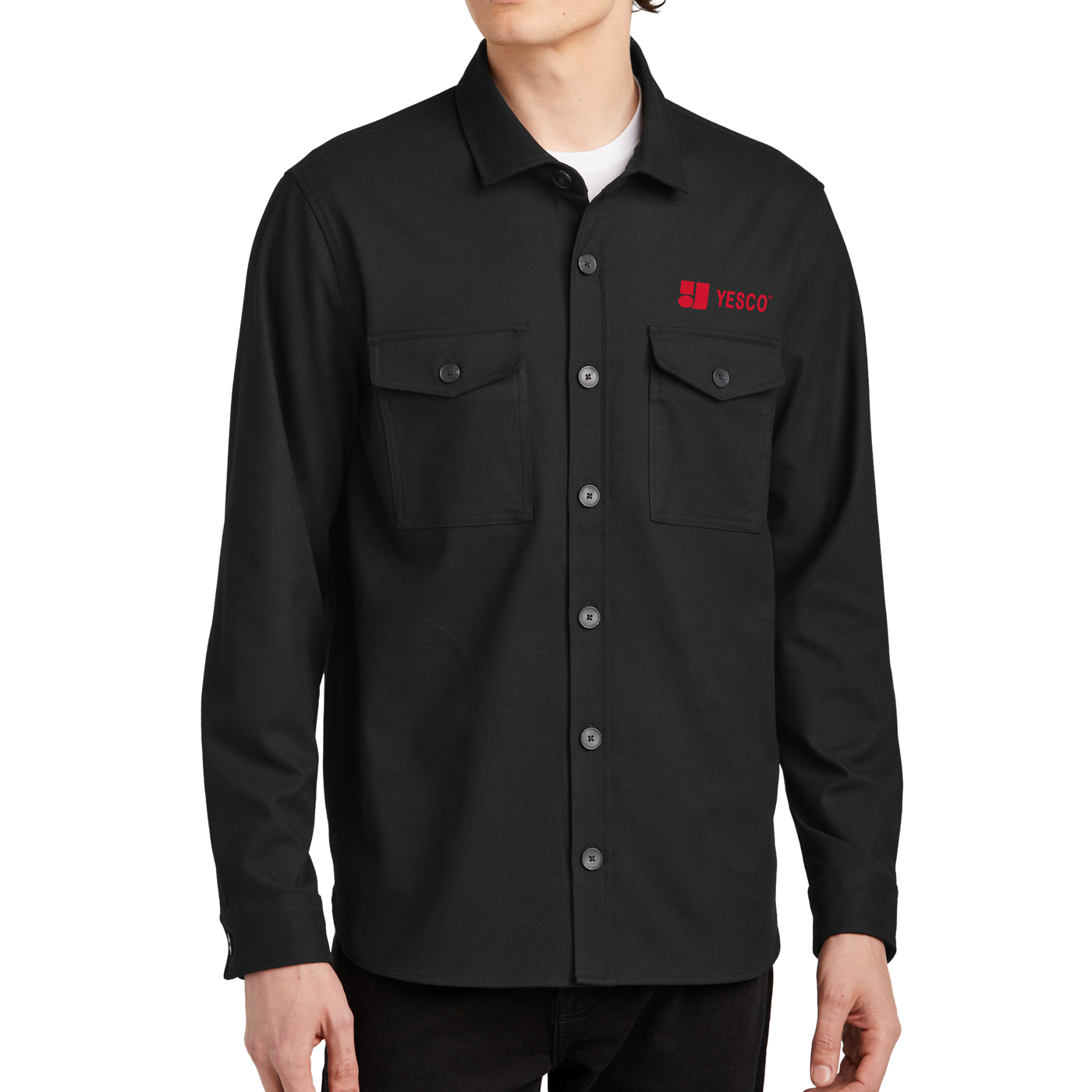 Mercer+Mettle™ Long Sleeve Twill Overshirt