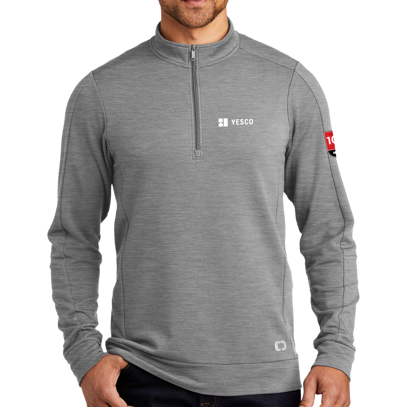 100 Years- OGIO® Luuma 1/2-Zip Fleece - YESCO Clearance