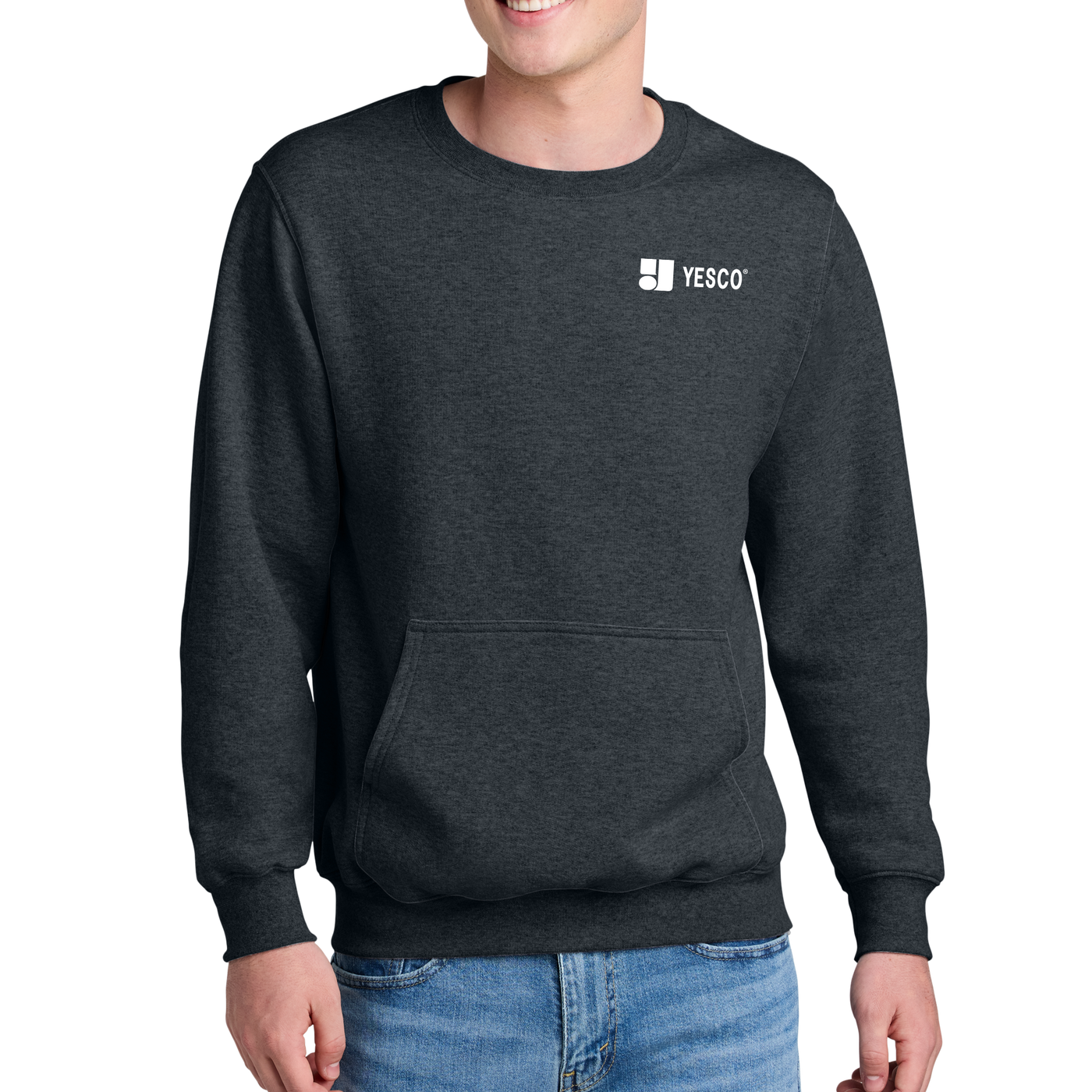 Port & Company® Core Fleece Crewneck Pocket Sweatshirt