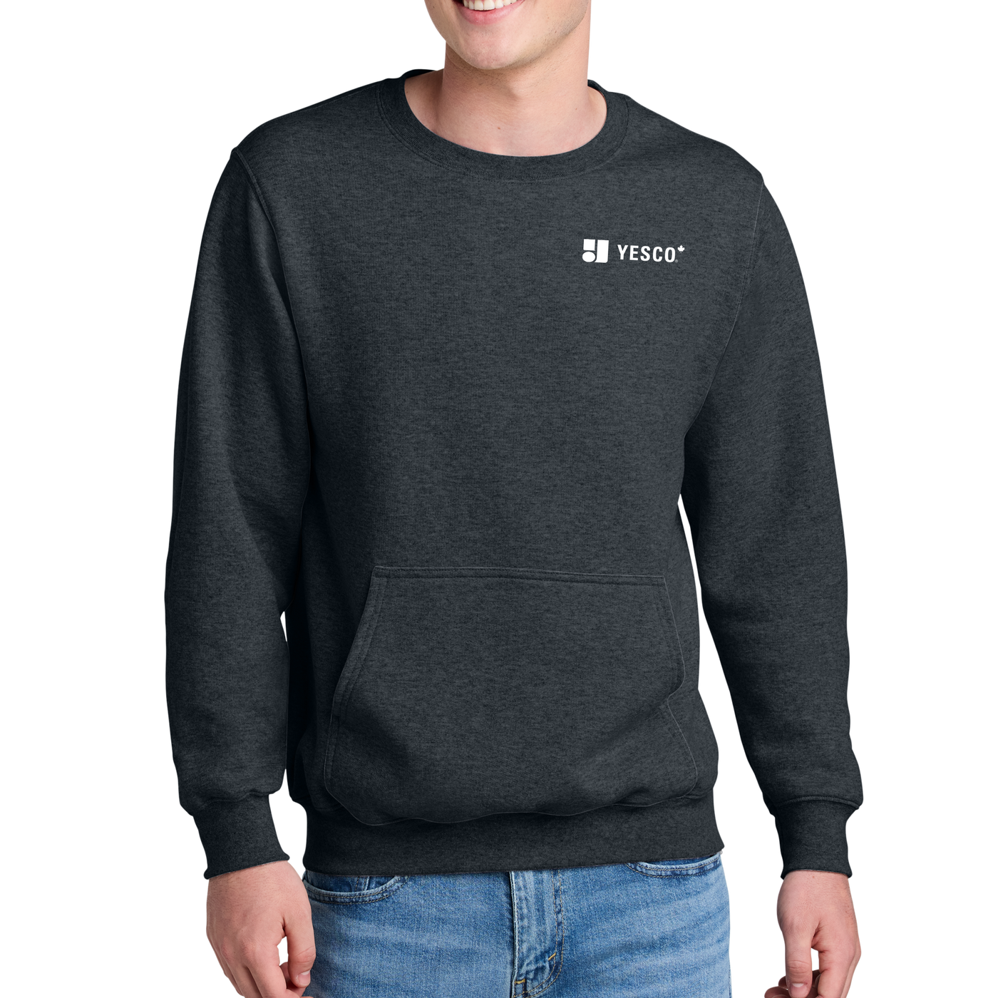 YESCO CANADA - Port & Company® Core Fleece Crewneck Pocket Sweatshirt