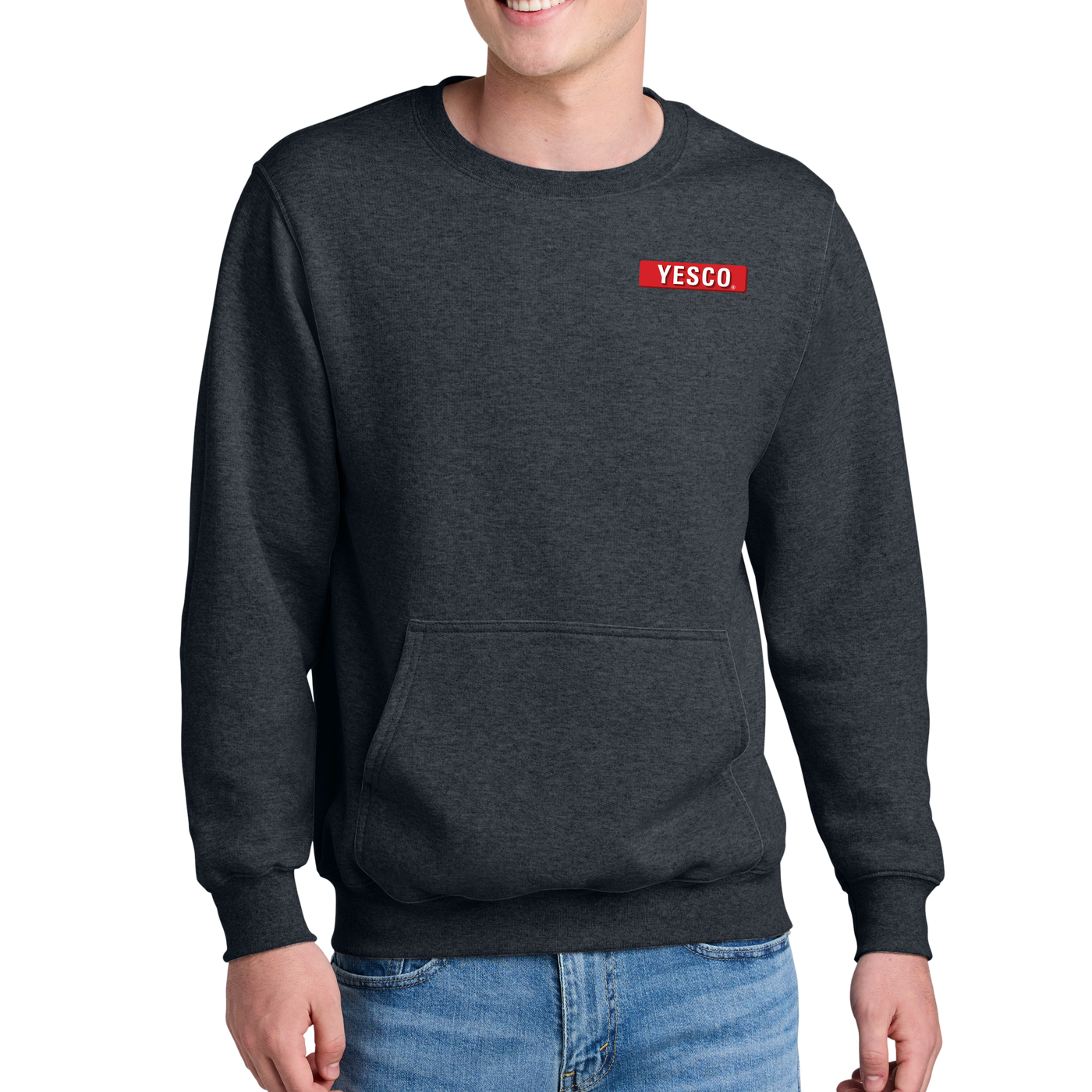 OUTDOOR - Port & Company® Core Fleece Crewneck Pocket Sweatshirt