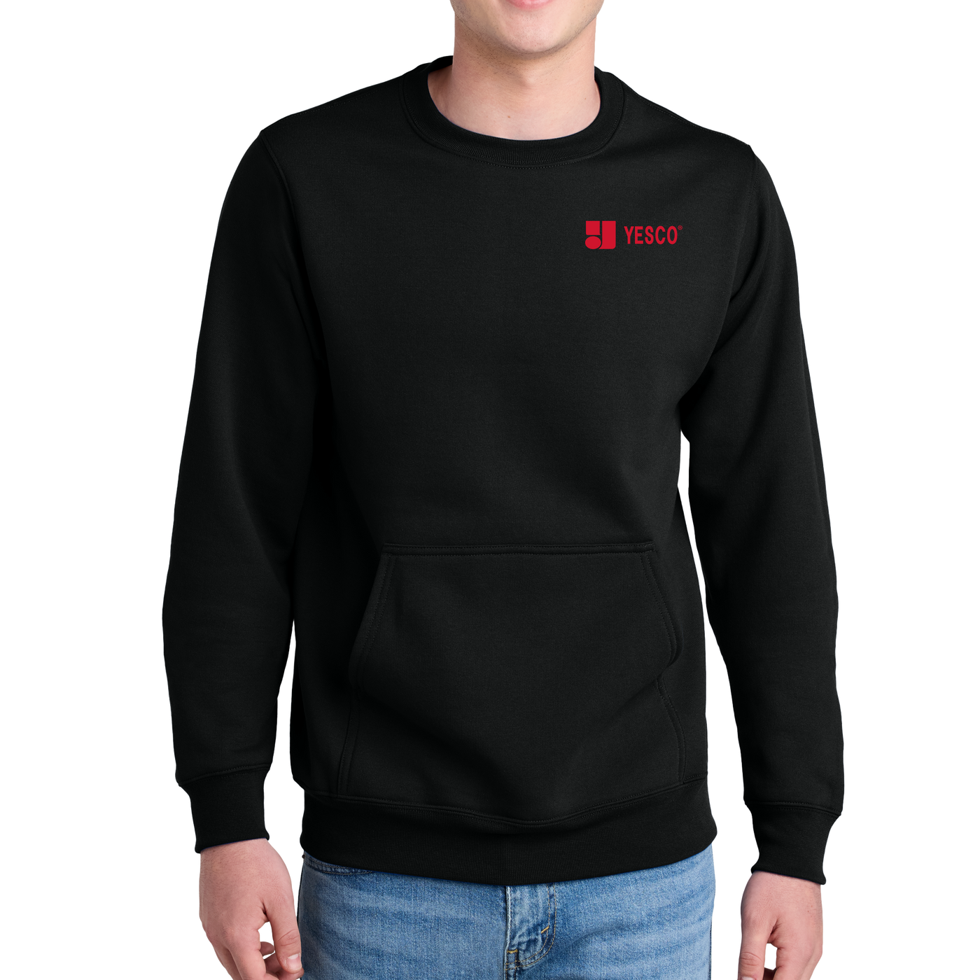 Port & Company® Core Fleece Crewneck Pocket Sweatshirt