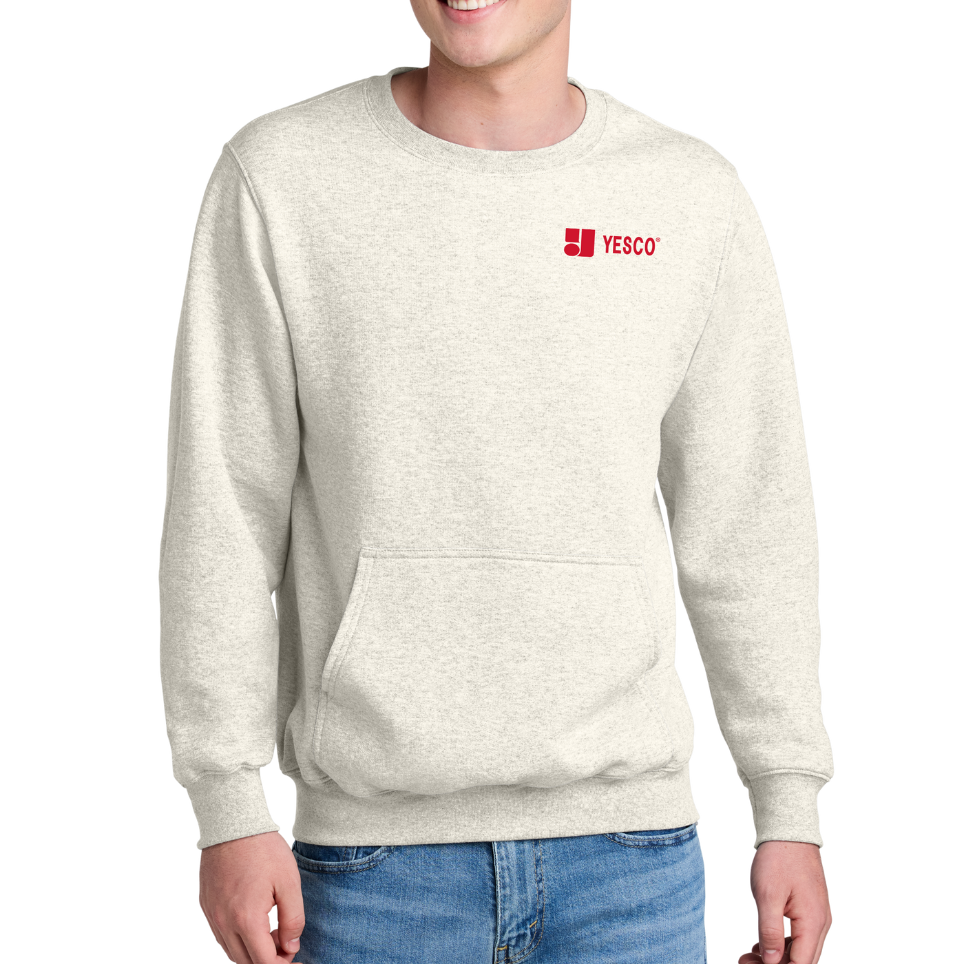 Port & Company® Core Fleece Crewneck Pocket Sweatshirt