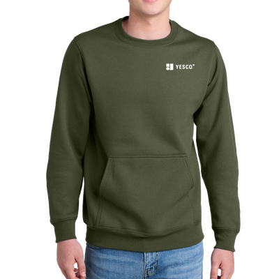 YESCO CANADA - Port & Company® Core Fleece Crewneck Pocket Sweatshirt