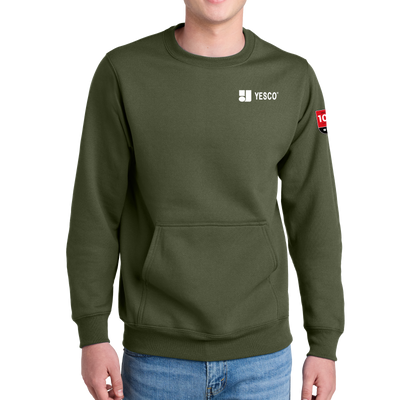 100 YEARS - Port & Company® Core Fleece Crewneck Pocket Sweatshirt