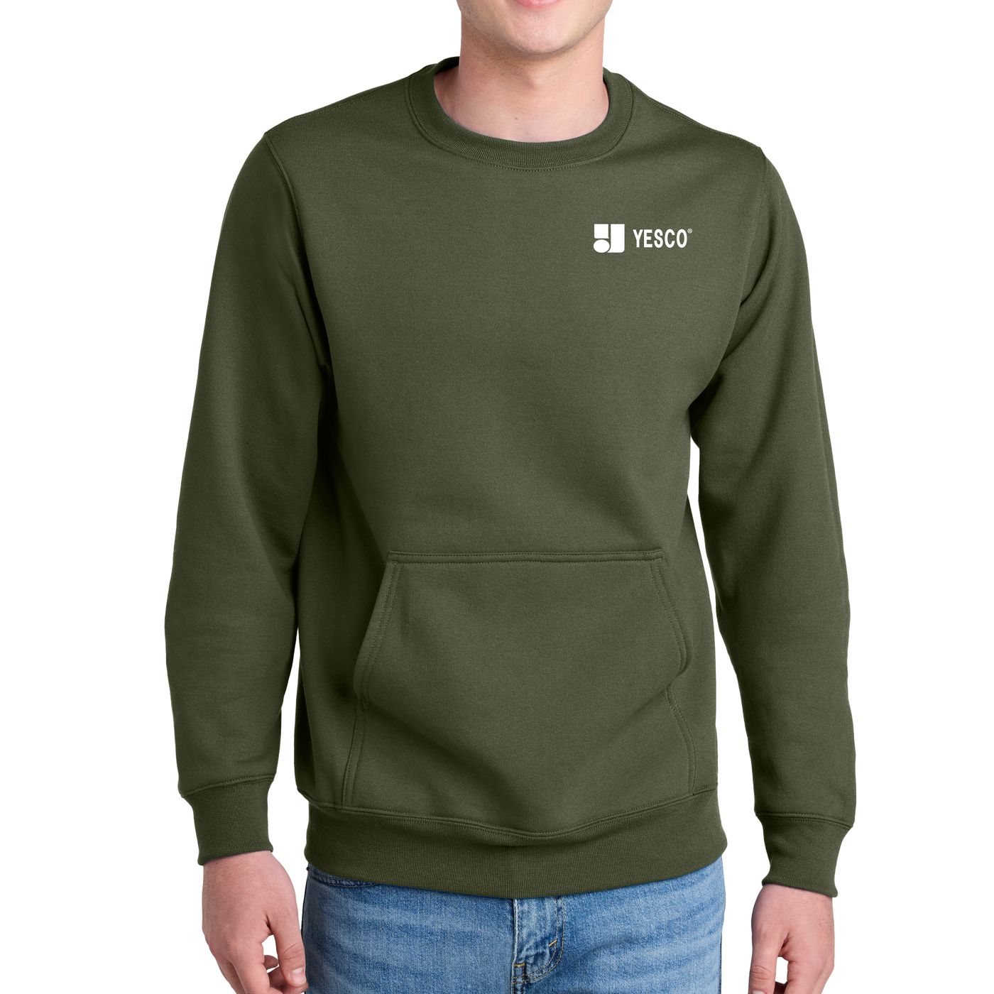 Port & Company® Core Fleece Crewneck Pocket Sweatshirt