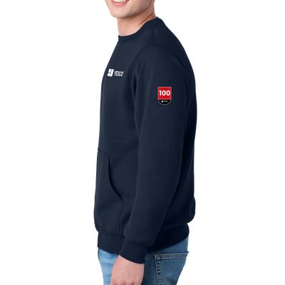 100 YEARS - Port & Company® Core Fleece Crewneck Pocket Sweatshirt