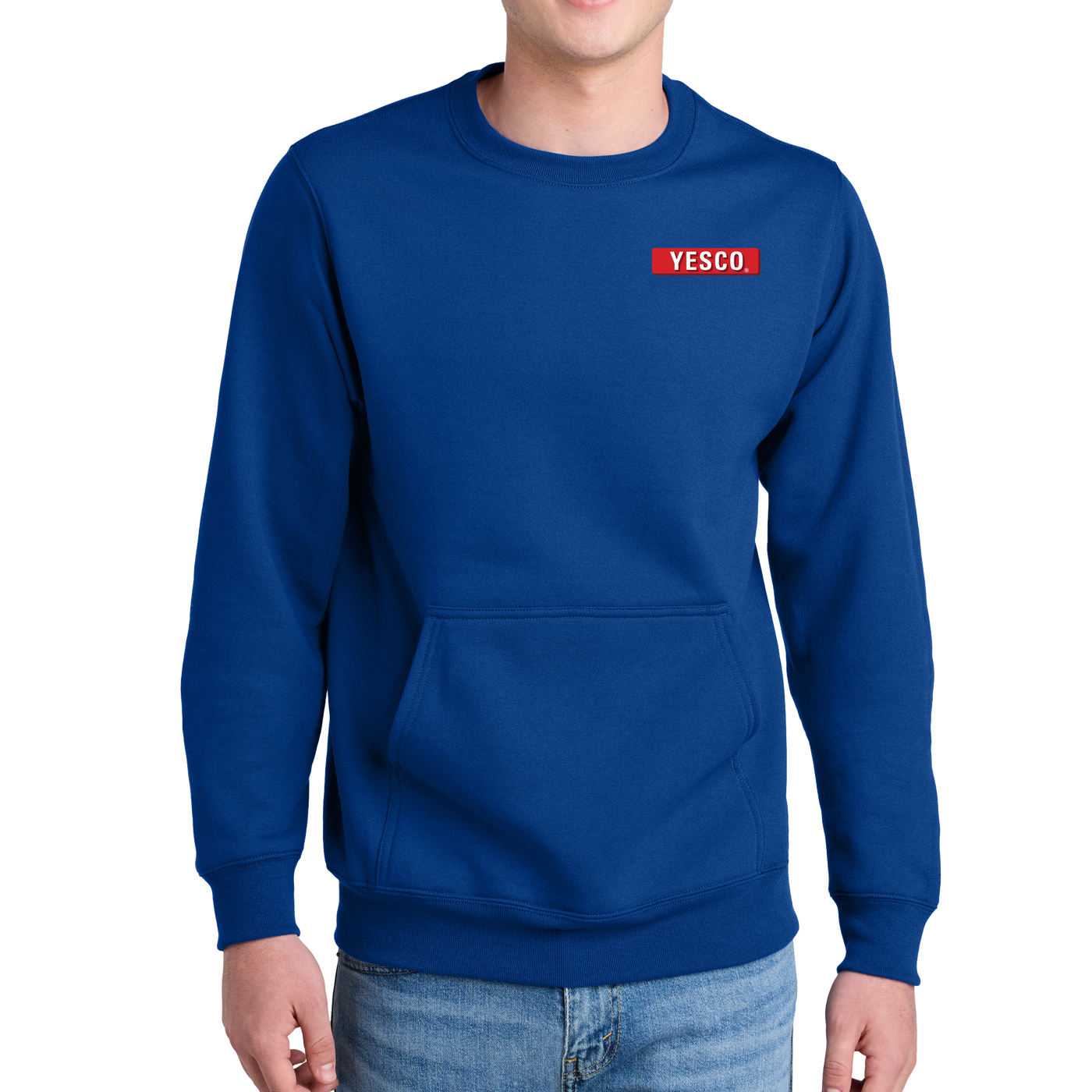 OUTDOOR - Port & Company® Core Fleece Crewneck Pocket Sweatshirt