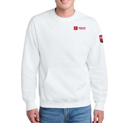 100 YEARS - Port & Company® Core Fleece Crewneck Pocket Sweatshirt