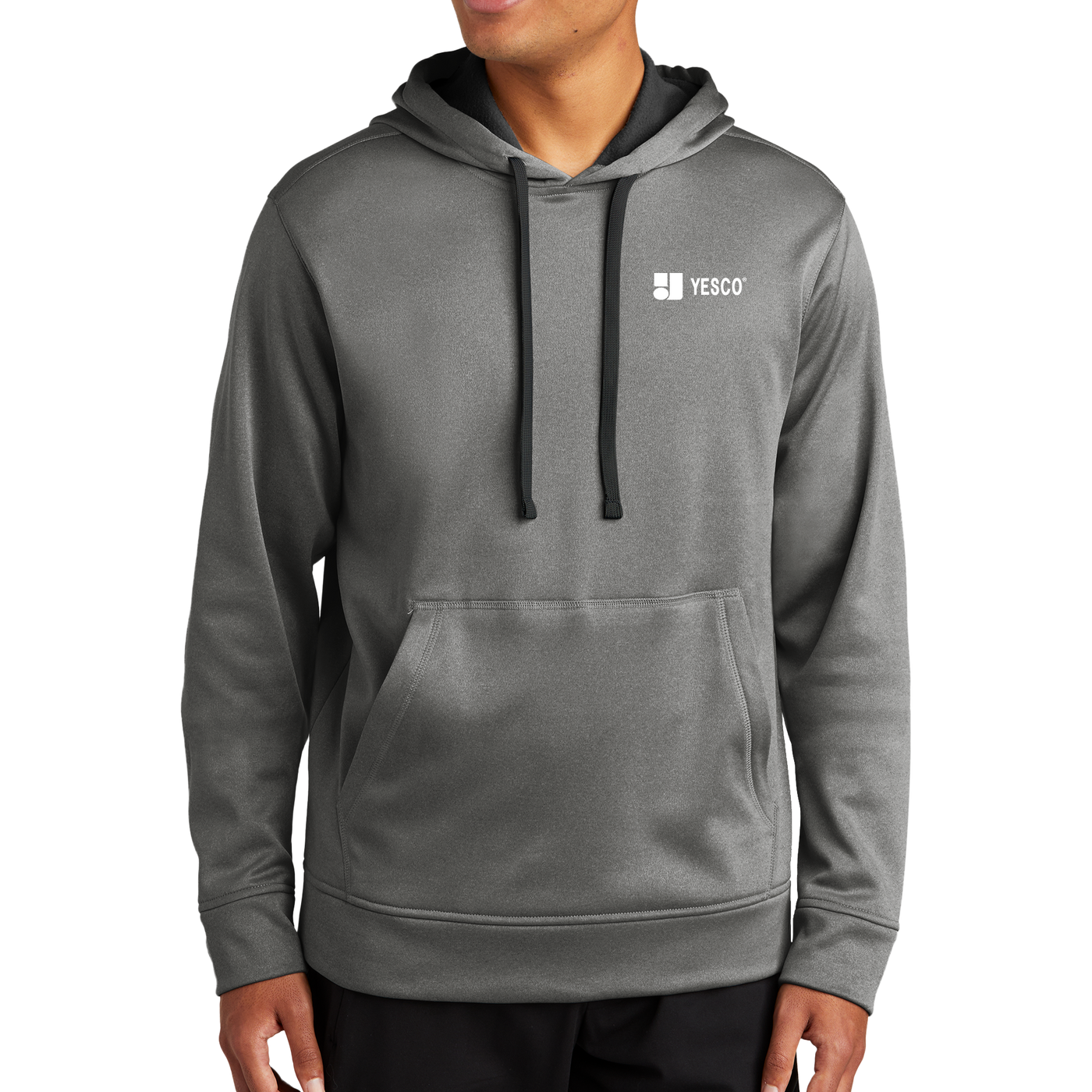 Sport-Tek ® PosiCharge ® Sport-Wick ® Heather Fleece Hooded Pullover