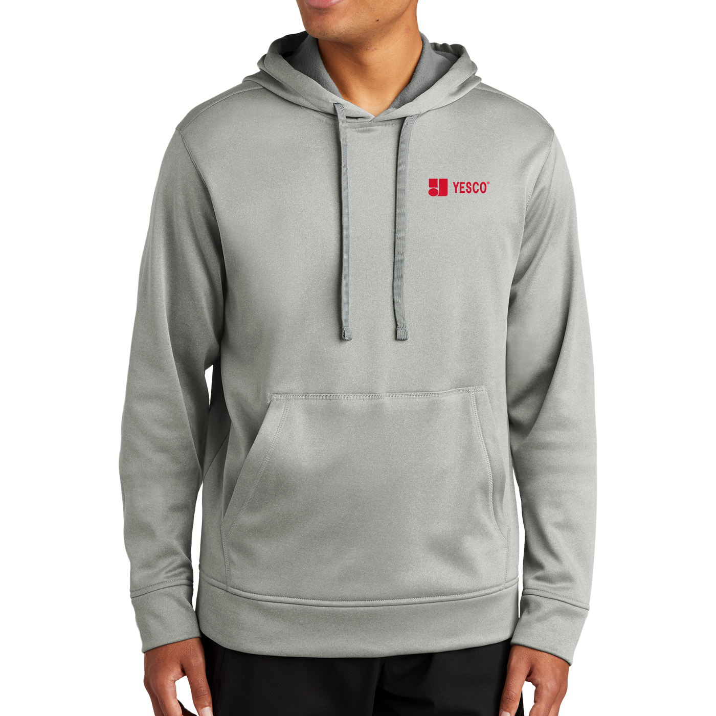 Sport-Tek ® PosiCharge ® Sport-Wick ® Heather Fleece Hooded Pullover