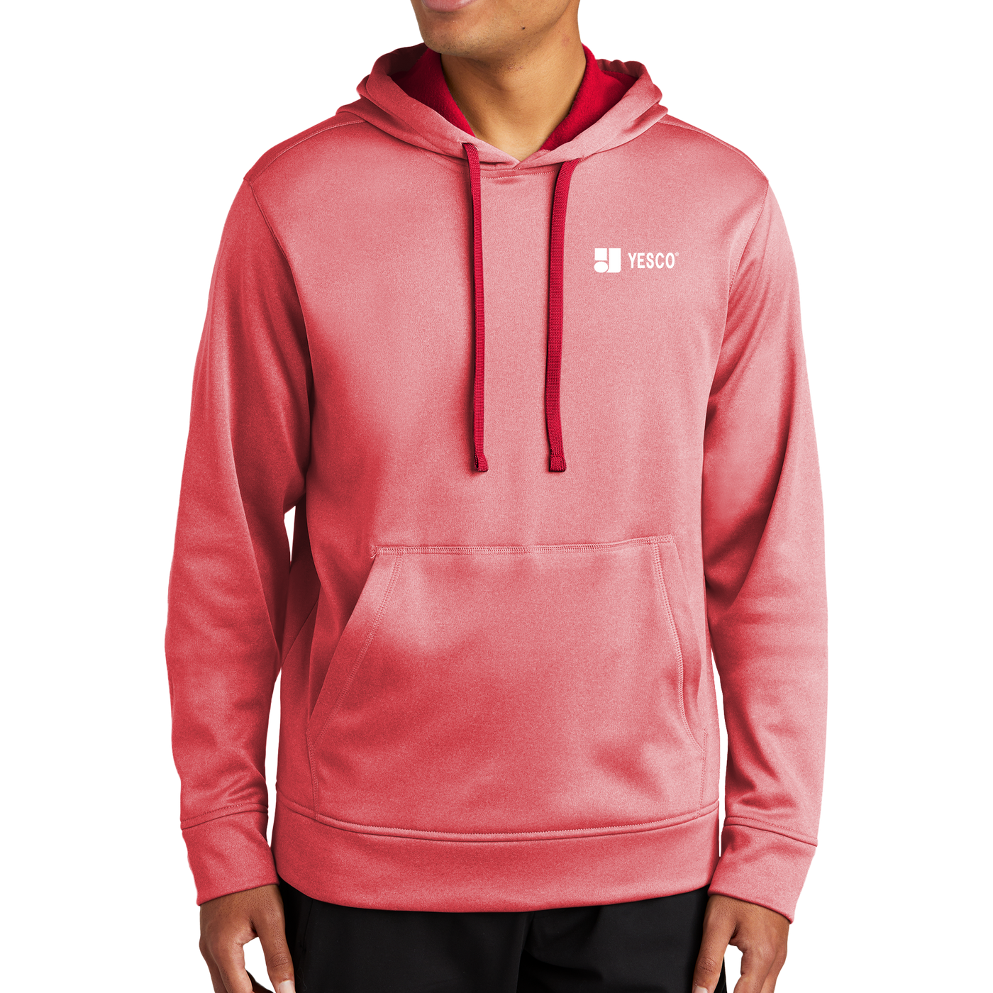 Sport-Tek ® PosiCharge ® Sport-Wick ® Heather Fleece Hooded Pullover