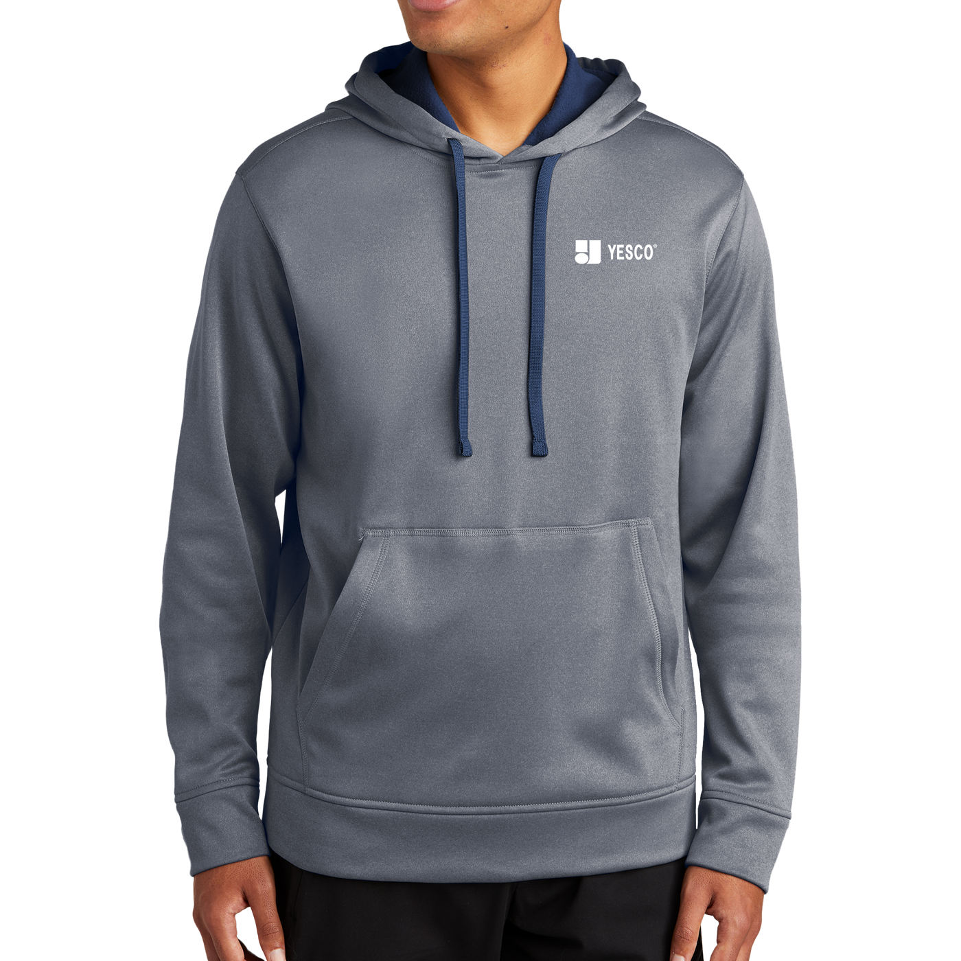 Sport-Tek ® PosiCharge ® Sport-Wick ® Heather Fleece Hooded Pullover