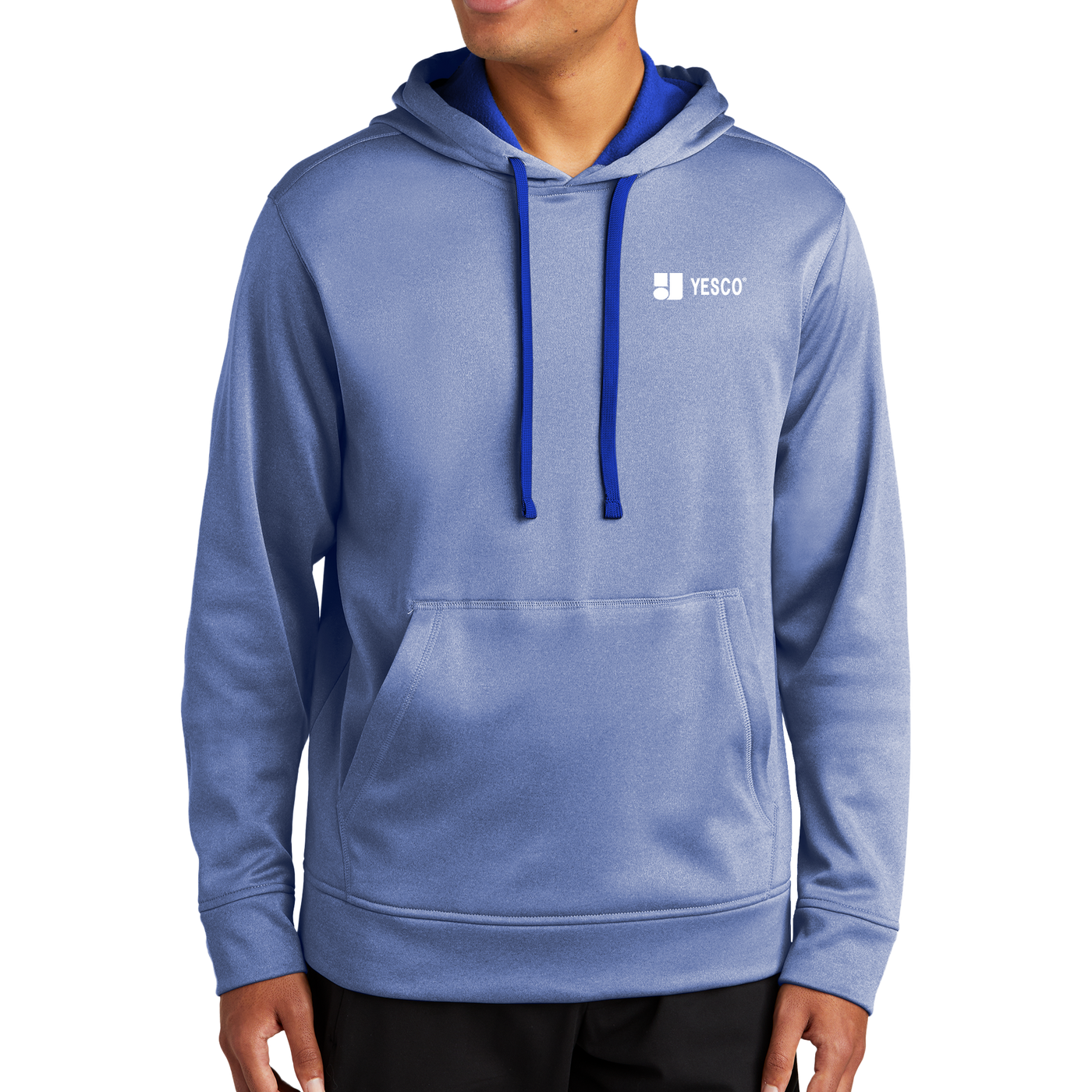 Sport-Tek ® PosiCharge ® Sport-Wick ® Heather Fleece Hooded Pullover