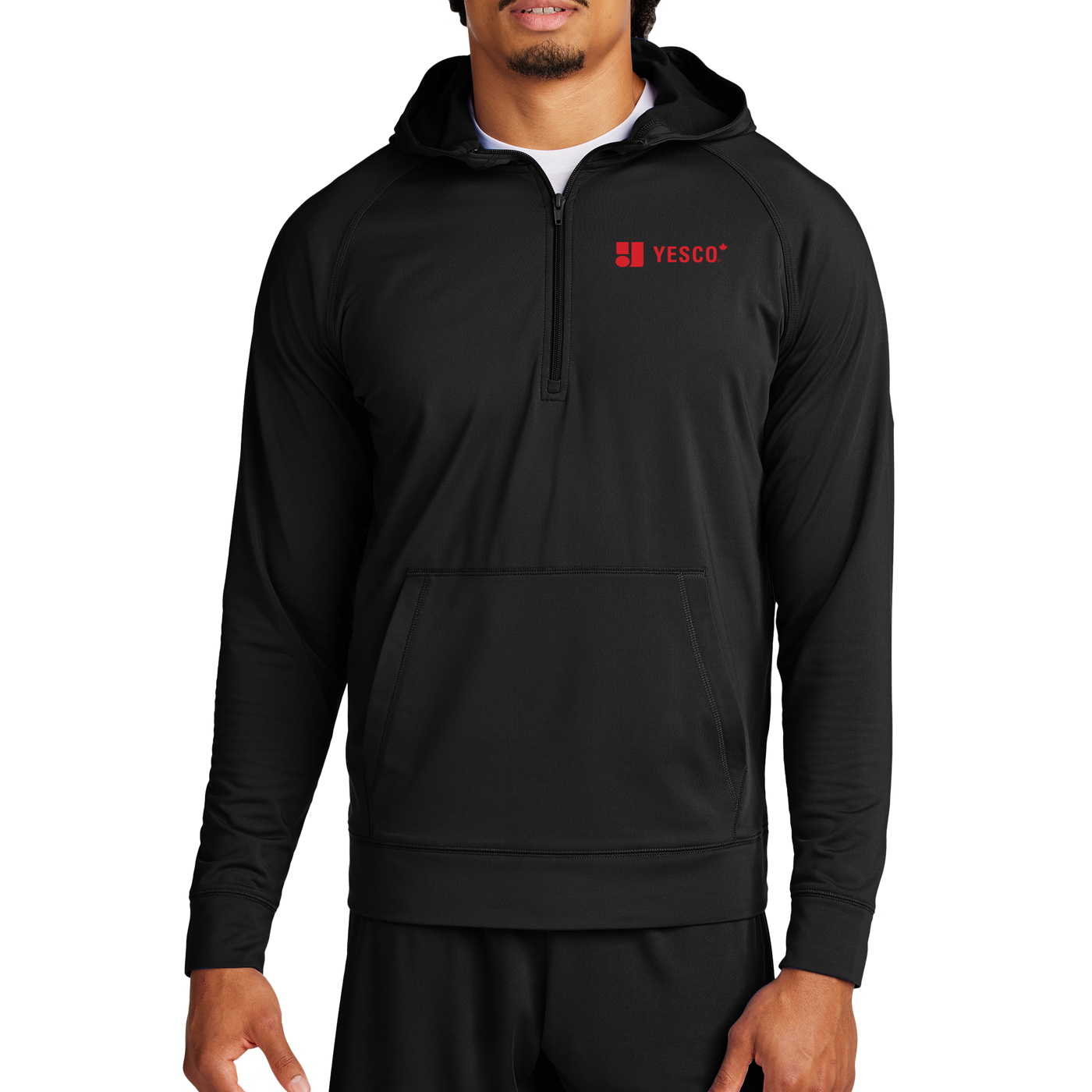 YESCO CANADA - Sport-Tek® Sport-Wick® Stretch 1/2-Zip Hoodie