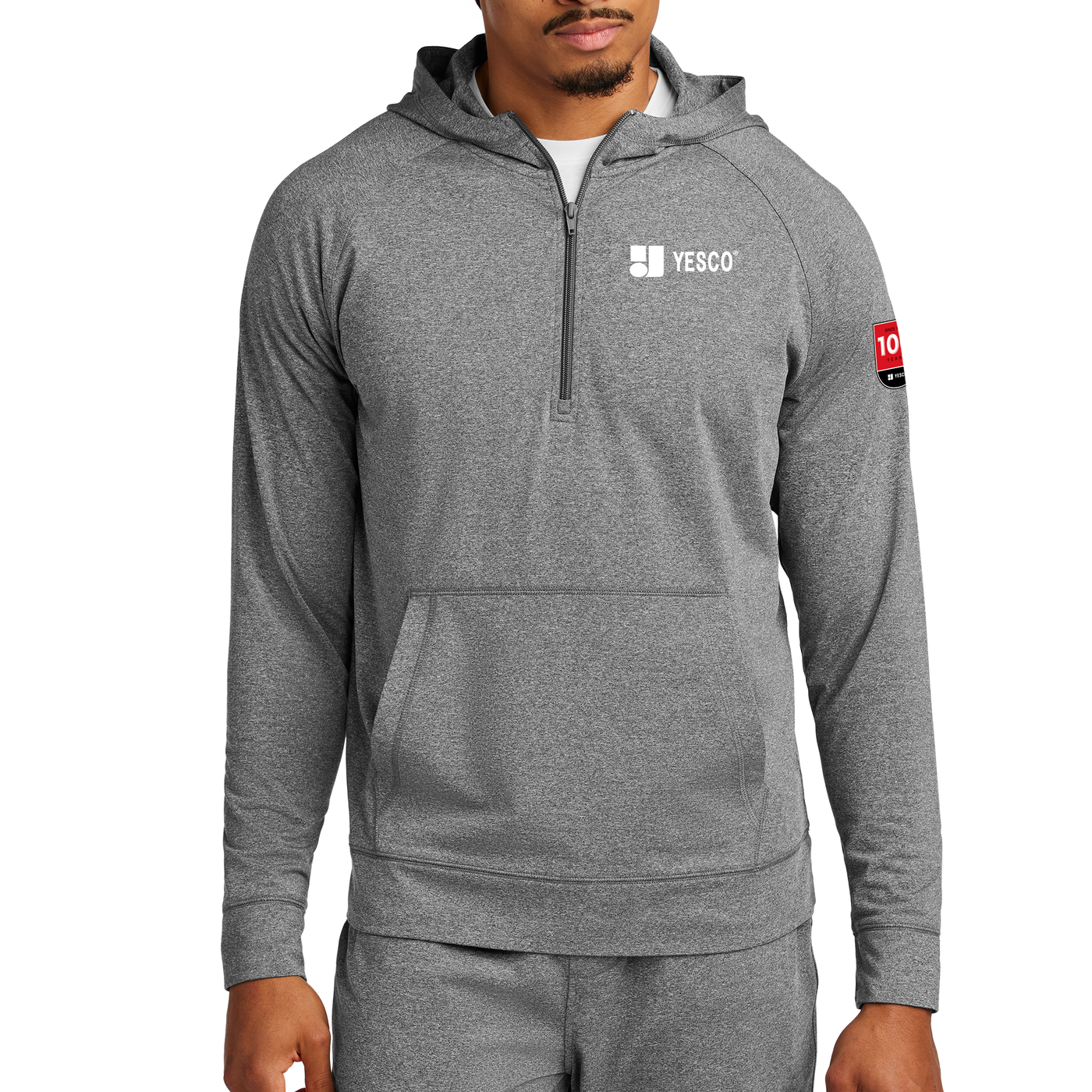 100 YEARS - Sport-Tek® Sport-Wick® Stretch 1/2-Zip Hoodie