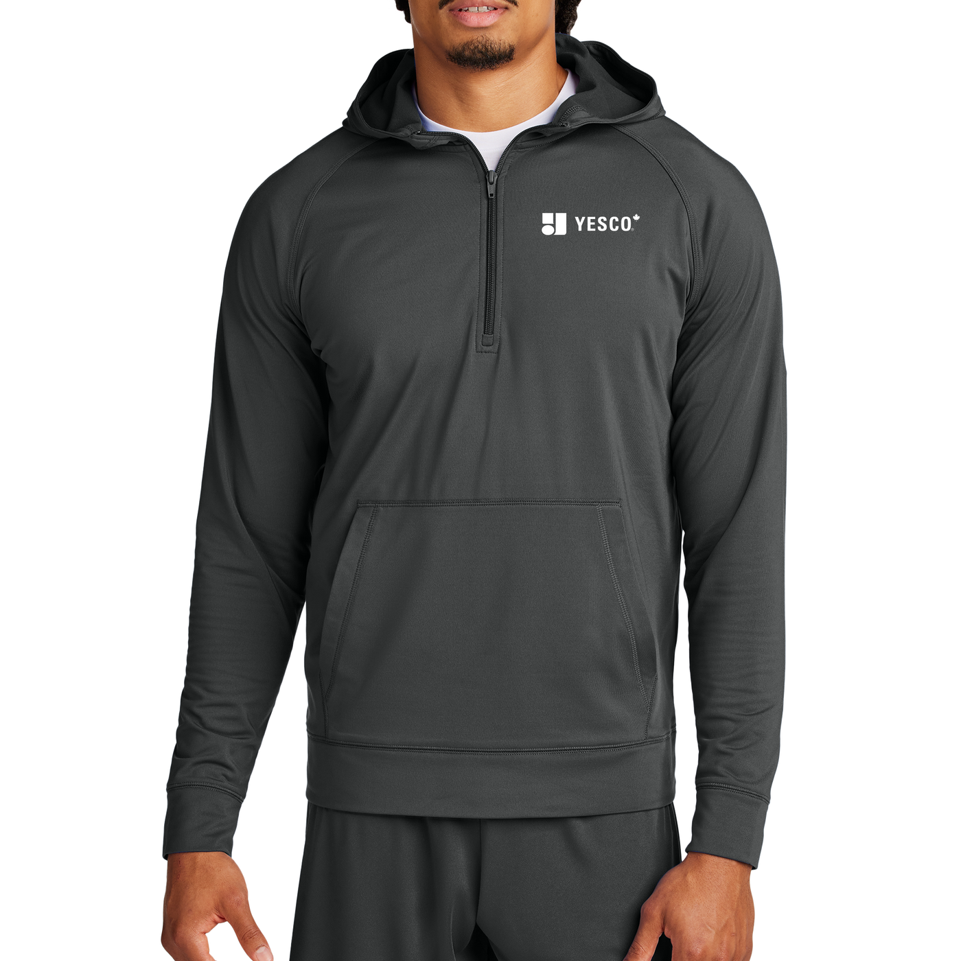 YESCO CANADA - Sport-Tek® Sport-Wick® Stretch 1/2-Zip Hoodie