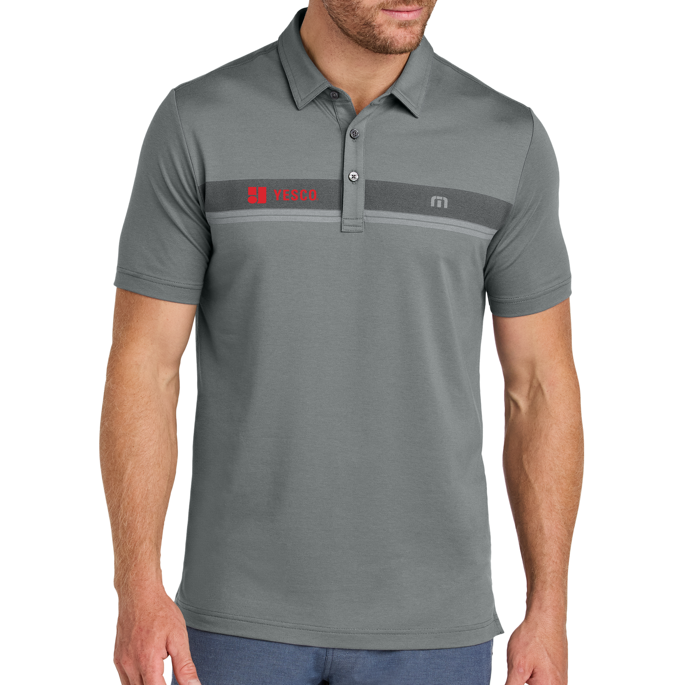 TravisMathew Glenview Stripe Polo