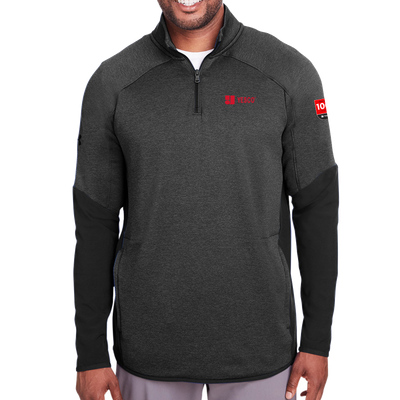 100 years - Under Armour Mens Qualifier Hybrid Corporate Quarter-Zip