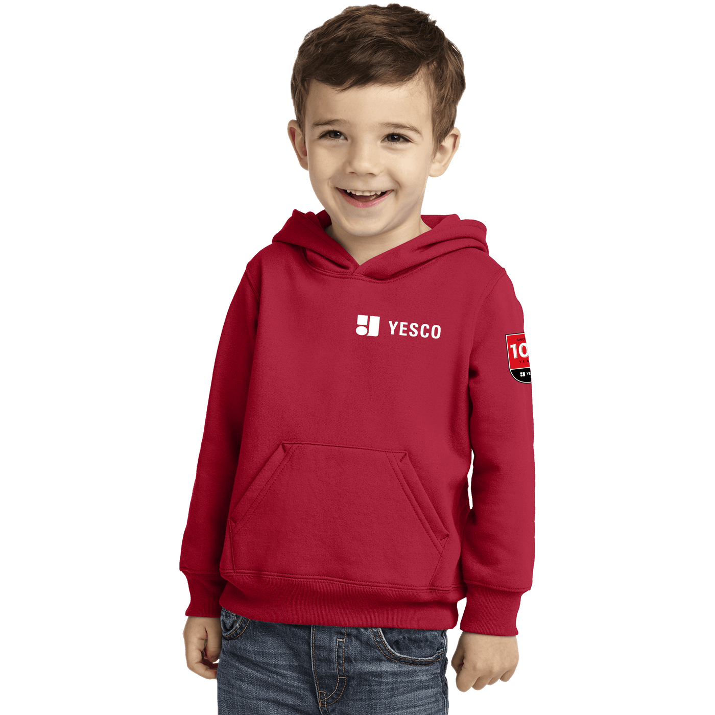 100 Years- Port & Company Toddler Core Fleece Pullover Hooded Sweatshirt