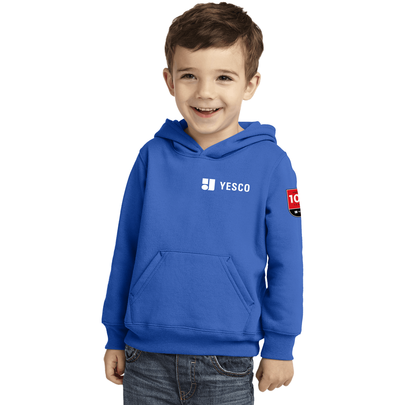 100 Years- Port & Company Toddler Core Fleece Pullover Hooded Sweatshirt