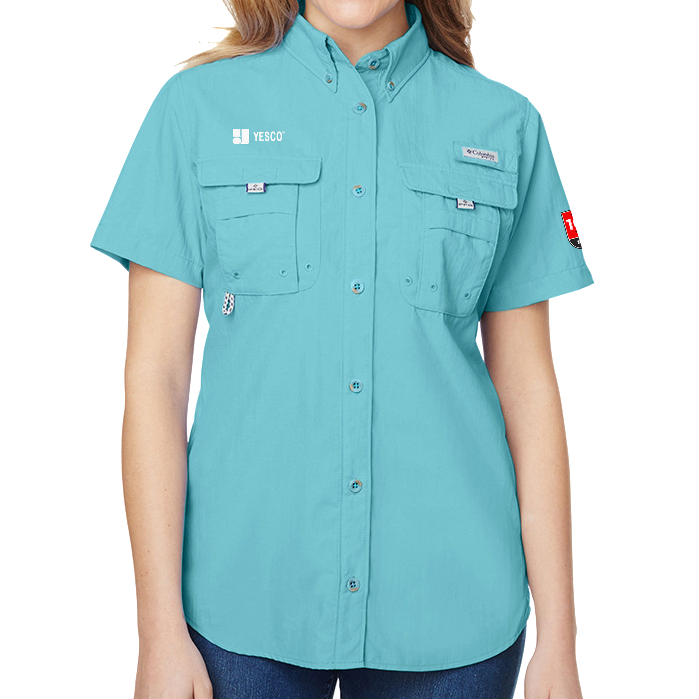 100 Years - Columbia Ladies' Bahama™ Short-Sleeve Shirt