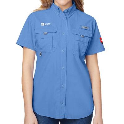 100 Years - Columbia Ladies' Bahama™ Short-Sleeve Shirt