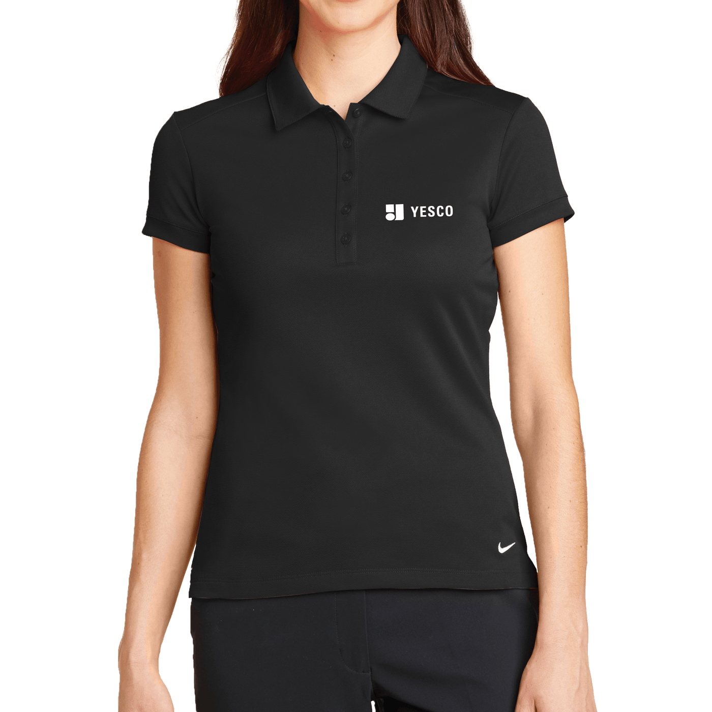 Nike Ladies Dri-FIT Solid Icon Pique Modern Fit Polo