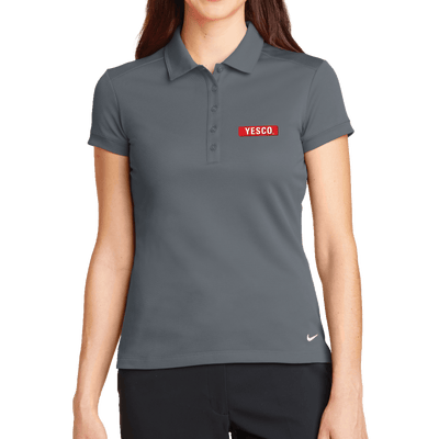 Outdoor- Nike Ladies Dri-FIT Solid Icon Pique Modern Fit Polo