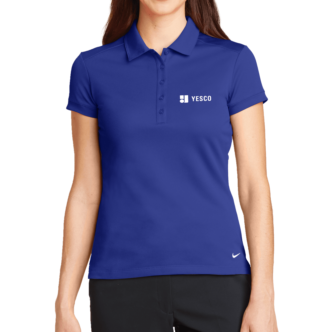 Nike Ladies Dri-FIT Solid Icon Pique Modern Fit Polo