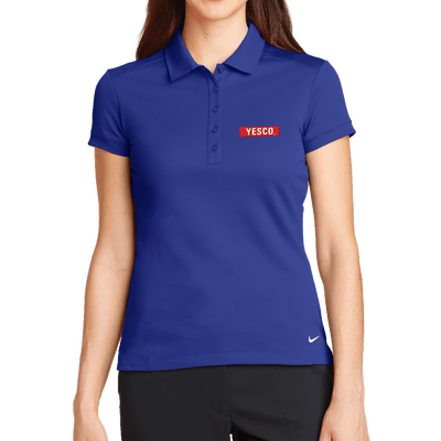 Outdoor- Nike Ladies Dri-FIT Solid Icon Pique Modern Fit Polo