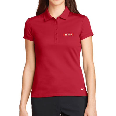 Outdoor- Nike Ladies Dri-FIT Solid Icon Pique Modern Fit Polo