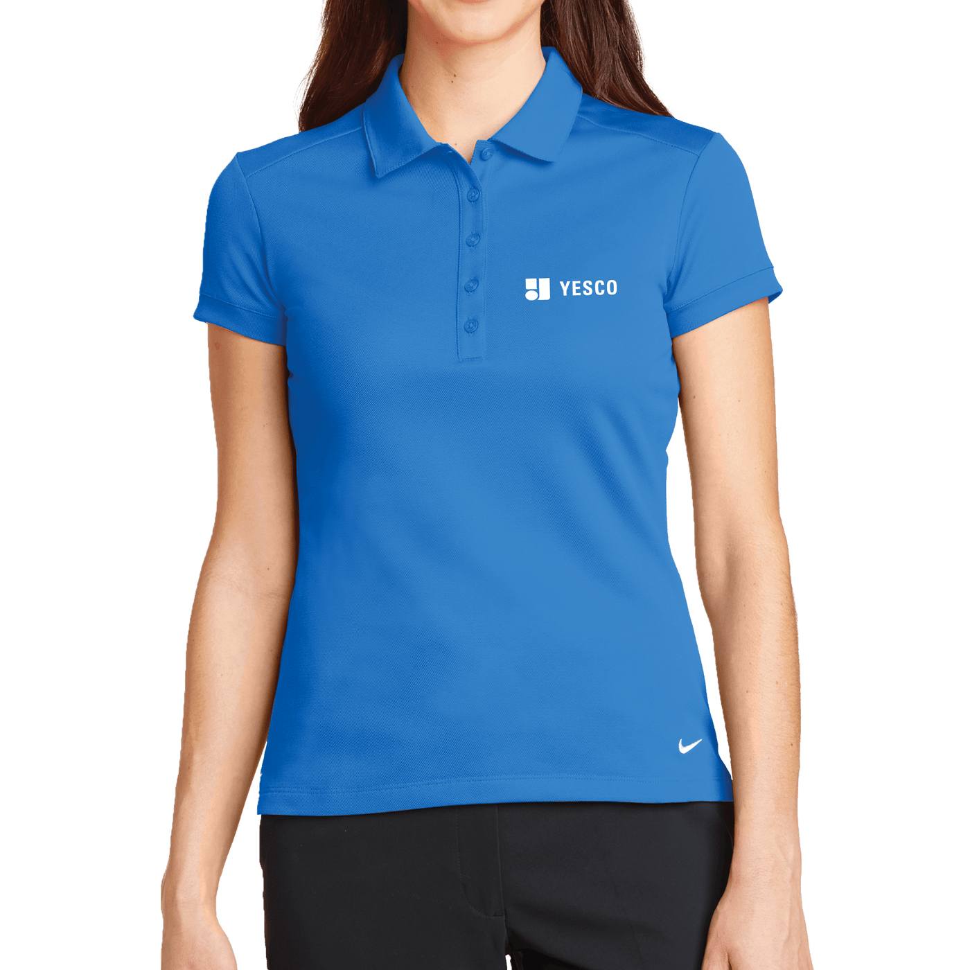 Nike Ladies Dri-FIT Solid Icon Pique Modern Fit Polo