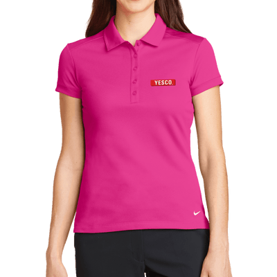 Outdoor- Nike Ladies Dri-FIT Solid Icon Pique Modern Fit Polo