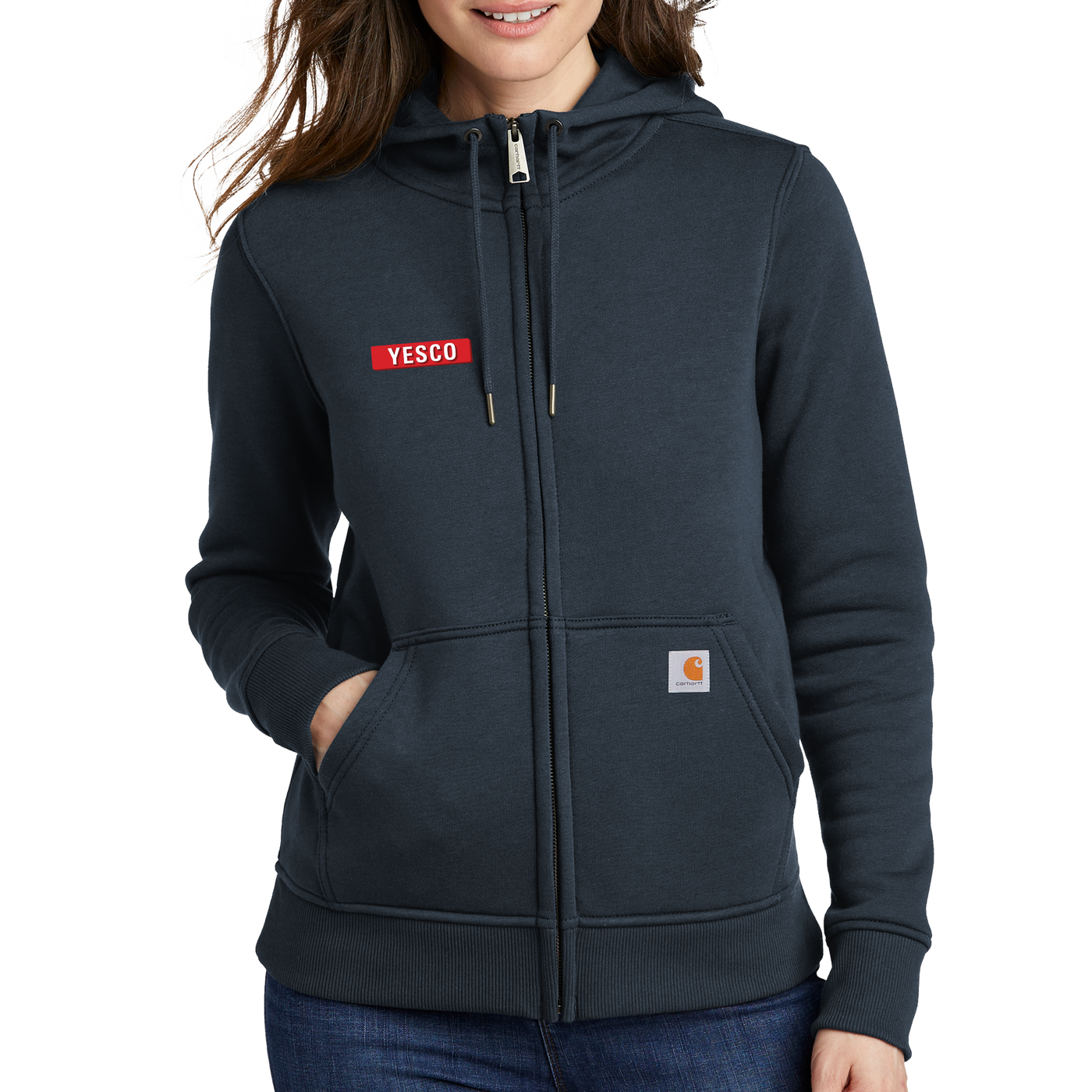 Carhartt women's clarksburg top zip front sweatshirt
