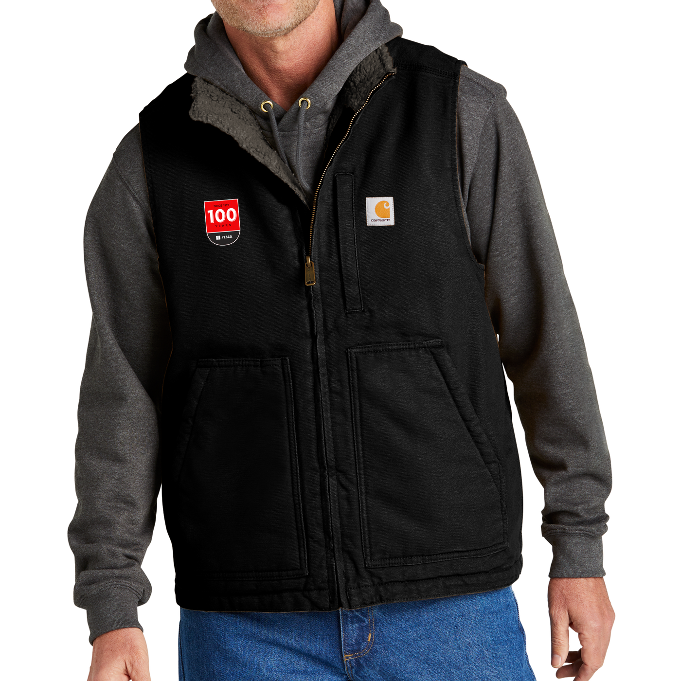 100 Years - Carhartt® Sherpa-Lined Mock Neck Vest