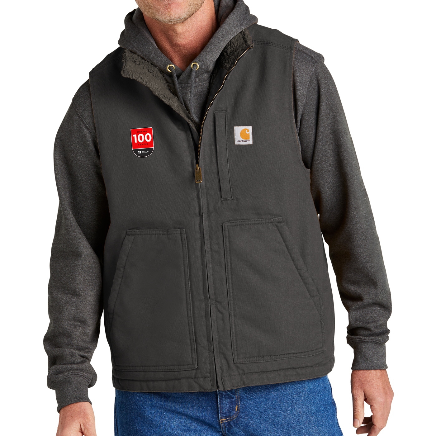 100 Years - Carhartt® Sherpa-Lined Mock Neck Vest