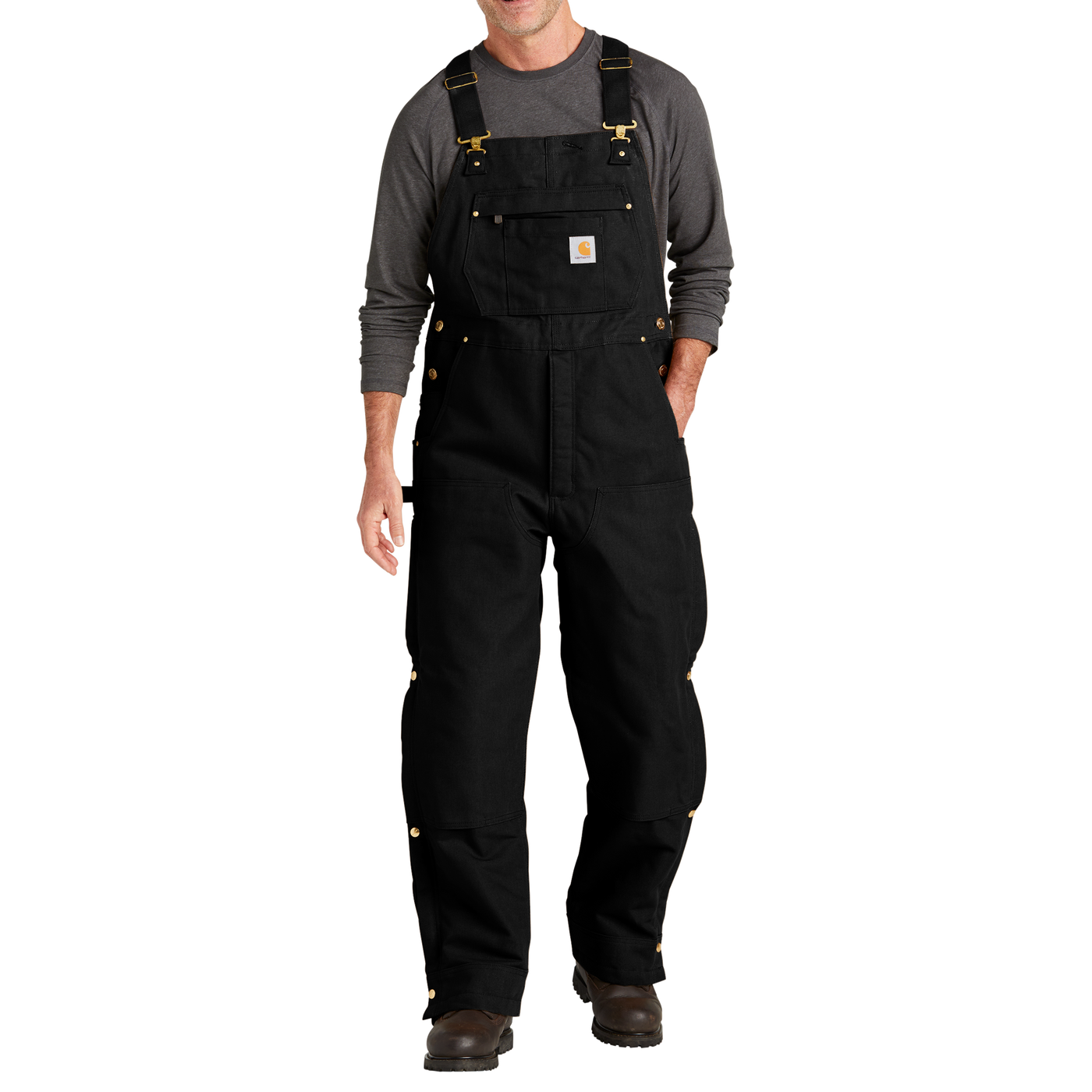 Carhartt® Firm Duck Insulated Bib Overalls