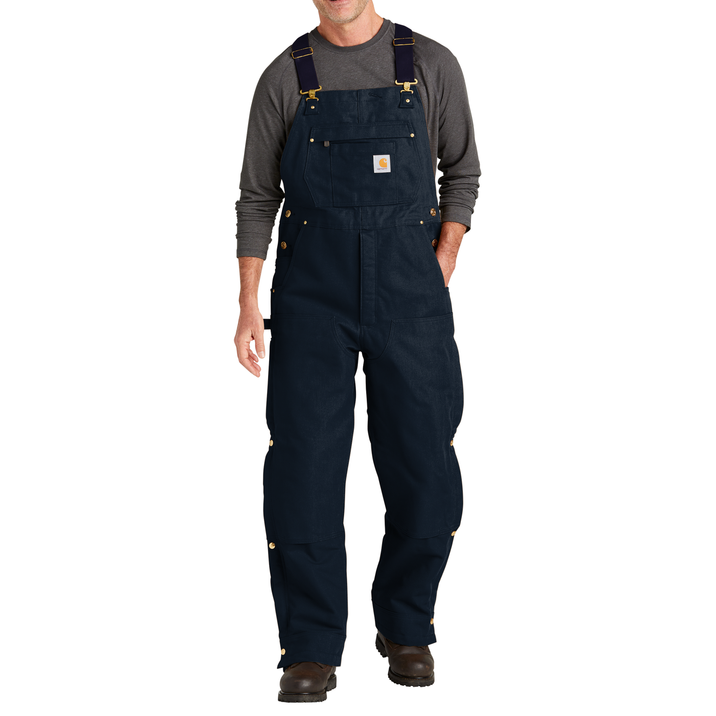 Carhartt® Firm Duck Insulated Bib Overalls