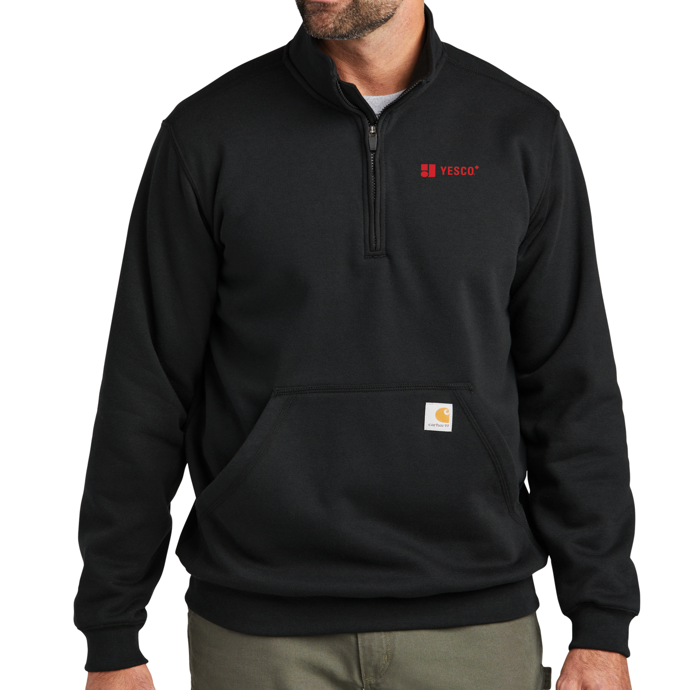 YESCO Canada - Carhartt® Midweight 1/4-Zip Mock Neck Sweatshirt